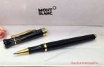 High Quality Knock off Mont blanc Pens - Limited Edition Black&Gold Clip Rollerball Pen